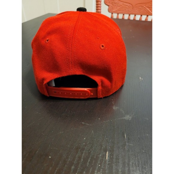 Supergirl Hat - Six Flags Texas - Blue Red Gray Snapback Cap - Picture 3 of 5